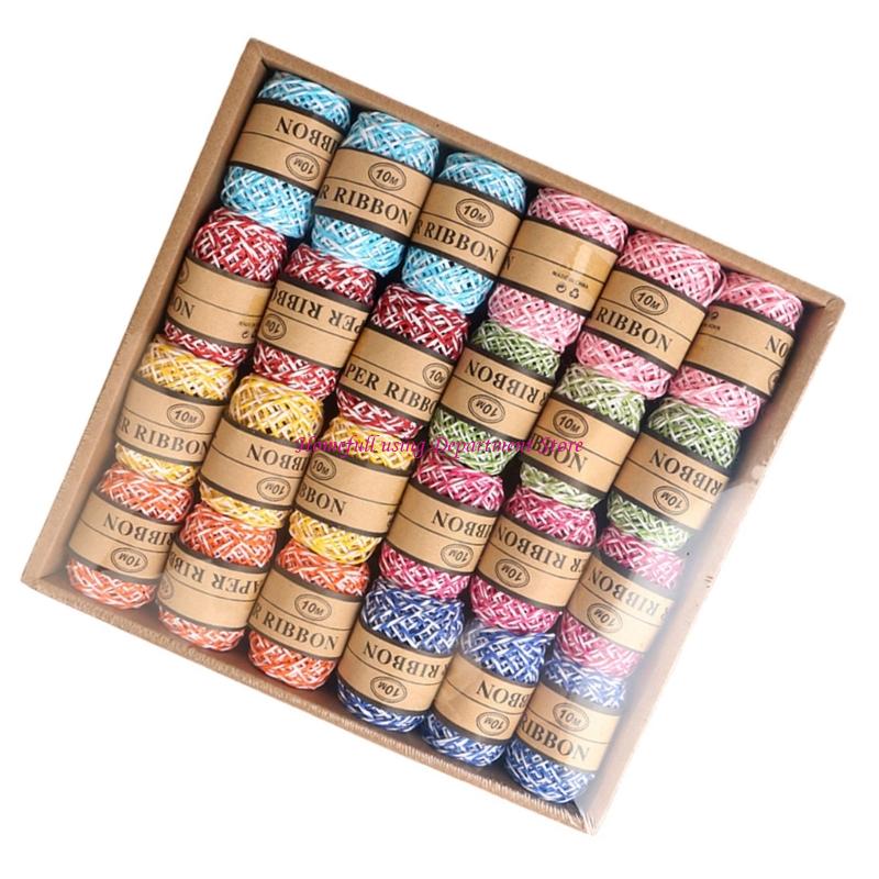 Papercraft Supply Ribbon - Fornitura nastri artigianali in carta colorata