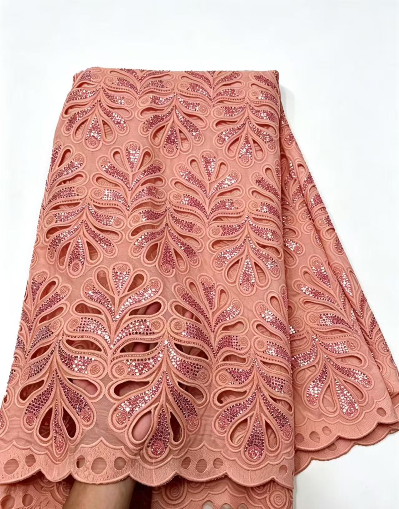 Glitter Tablecloth - Tessuto in pizzo di organza e