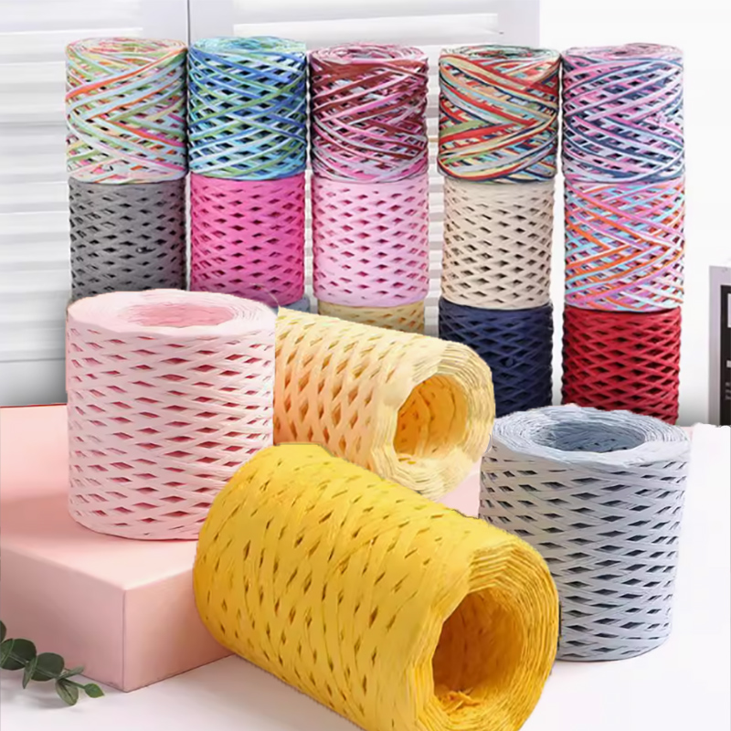 Papercraft Supply Ribbon - 200 M/Rotolo di Rafia di Carta