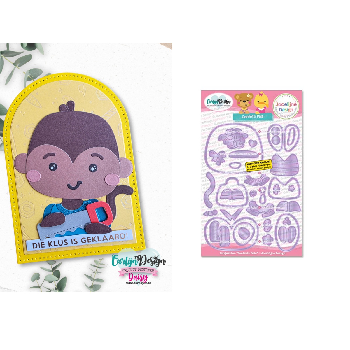 Papercraft Supply Confetti - Fustelle Metalliche Confetti Pals per Decorazioni