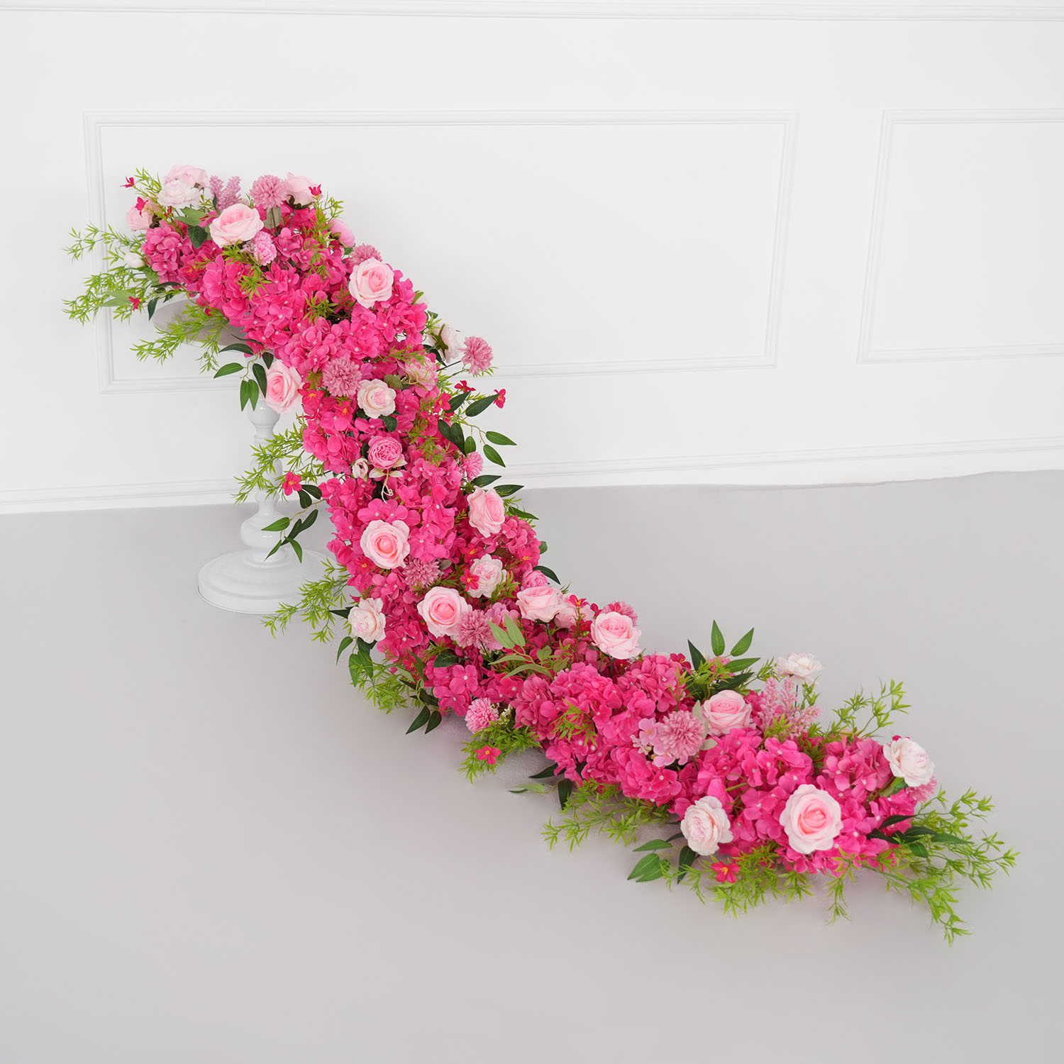 Flower Wall Panel - Uflower 1m/2m Rosa Rosa Ortensia Fiore