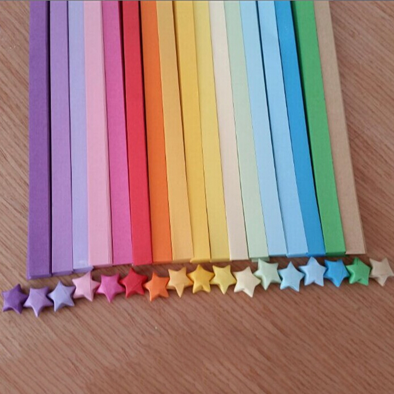 Papercraft Supply Ribbon - 27 colori Double Sided Origami Lucky