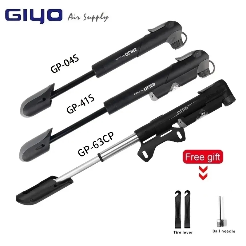 Balloon Pump Hand - Pompa per Bicicletta GIYO, Mini Pompa