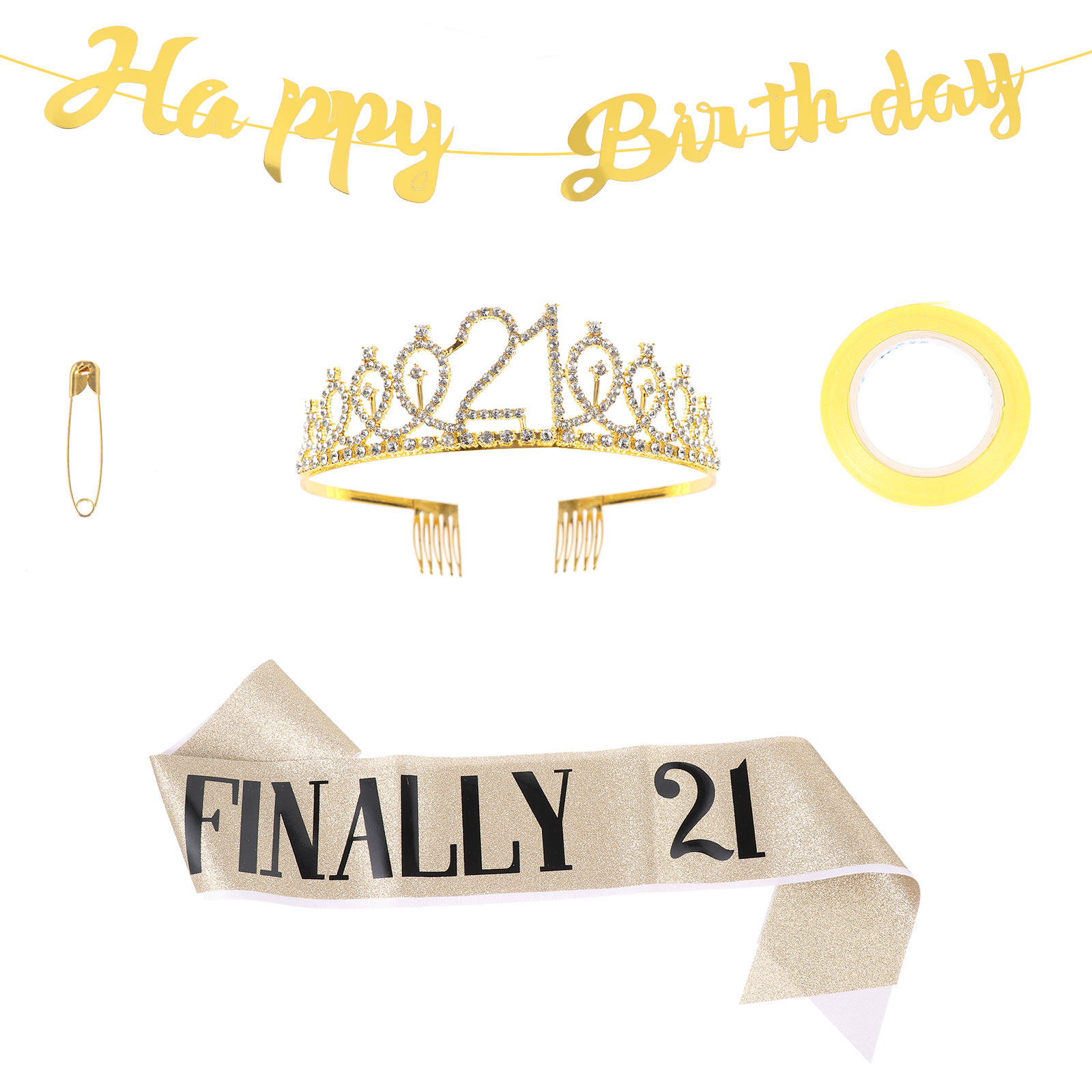 Set Completo di Accessori per  - Birthday Sash Glitter recensione e prezzo