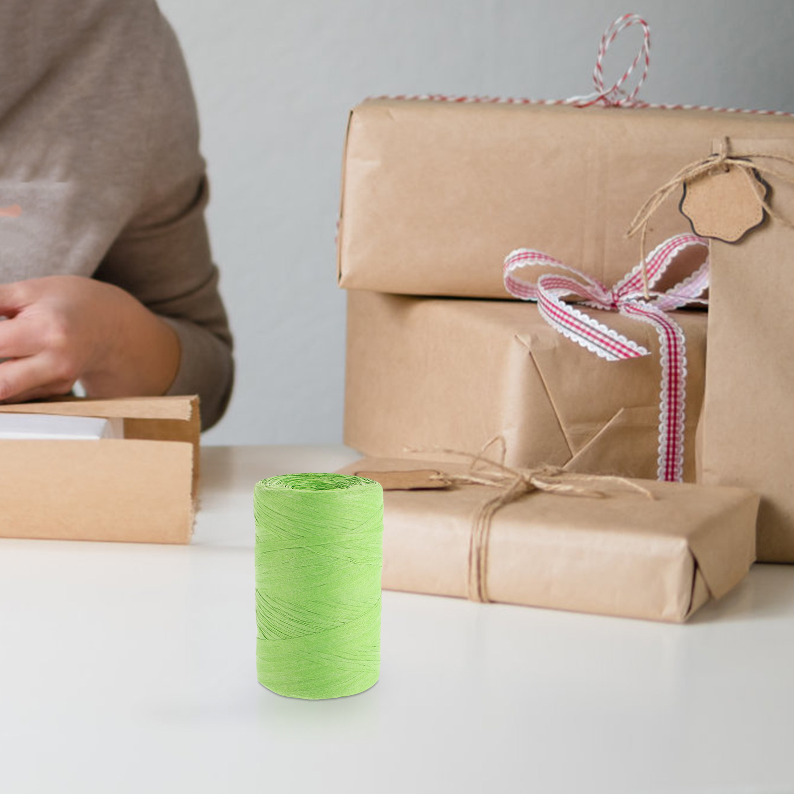 Nastro piatto in carta rafia c - Papercraft Supply Ribbon recensione e prezzo