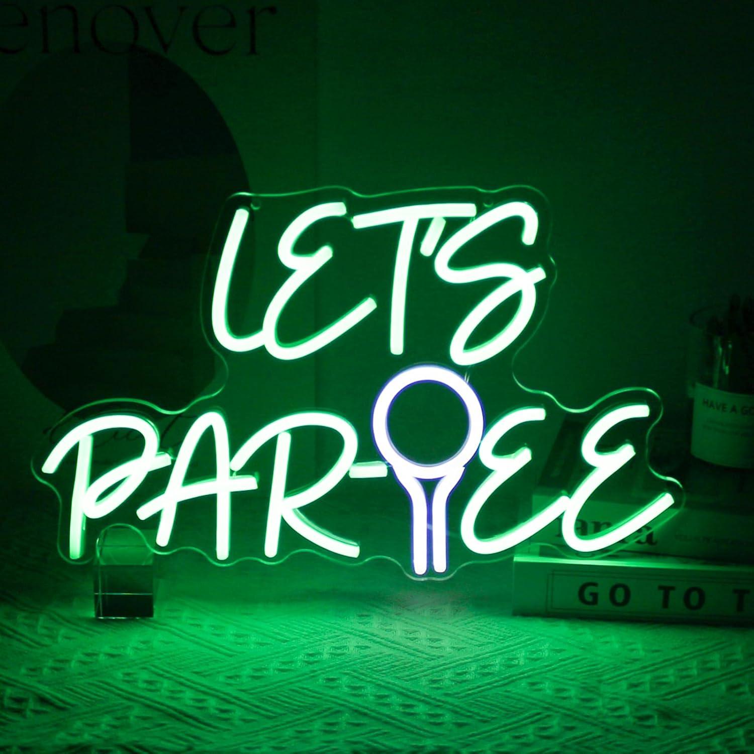 Insegna al Neon 'Let's Par Tee - Neon Sign Party recensione e prezzo