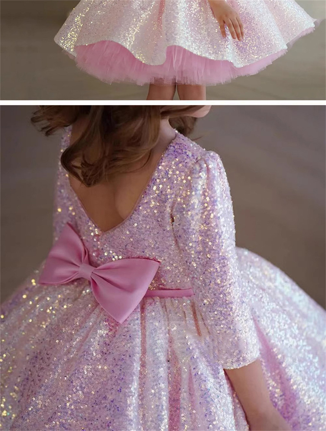 Abito da ragazza rosa glittera - Birthday Sash Glitter recensione e prezzo