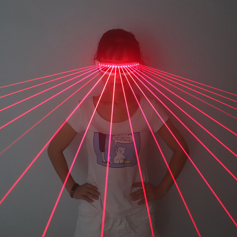 Occhiali laser rossi da 650 nm - Event Party Dj recensione e prezzo