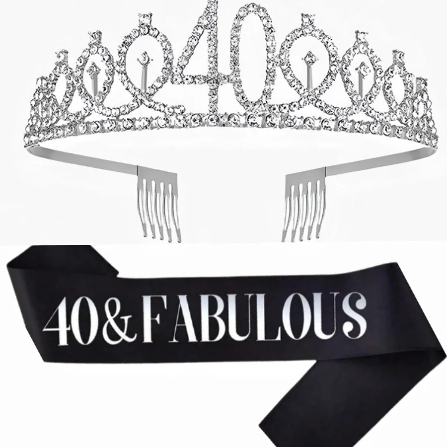 Corona Tiara Glitterata Argent - Birthday Sash Glitter recensione e prezzo
