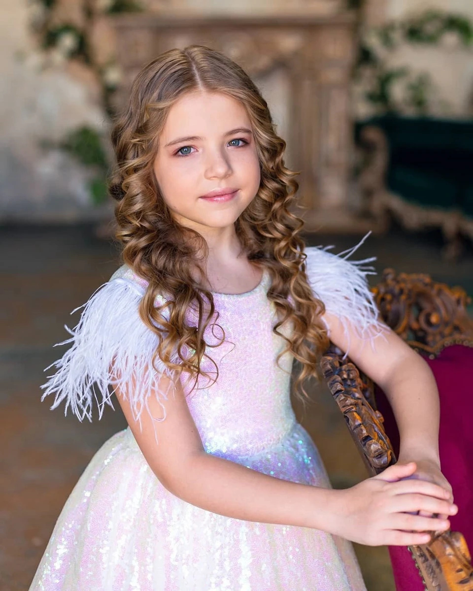 Abito da ragazza di fiore glit - Birthday Sash Glitter recensione e prezzo