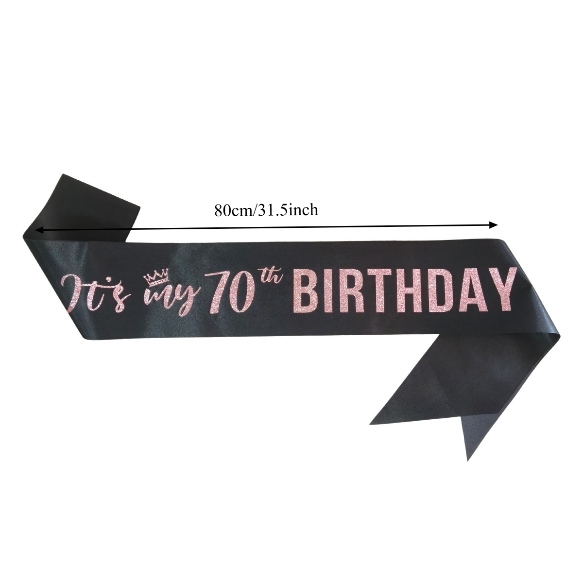 Elegante Fascia 'È il mio 70°  - Birthday Sash Glitter recensione e prezzo