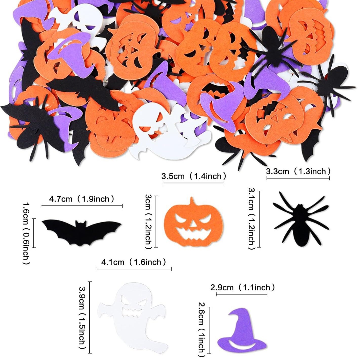 Decorazioni per Feste di Hallo - Papercraft Supply Confetti recensione e prezzo