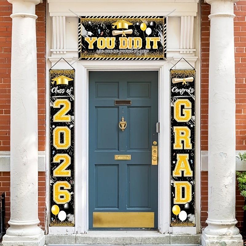 Striscioni di Laurea 2D 3 Pezz - Party Banner Gold recensione e prezzo