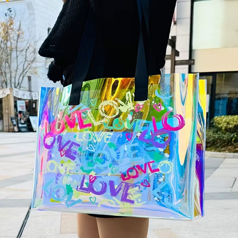 Borsa alla moda con stampa las - Event & Party Supply Photos recensione e prezzo