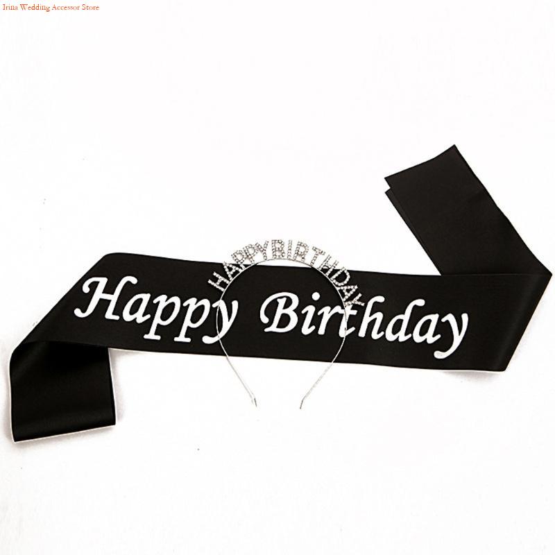 G92D 4 pezzi decorazioni per f - Birthday Sash Glitter recensione e prezzo