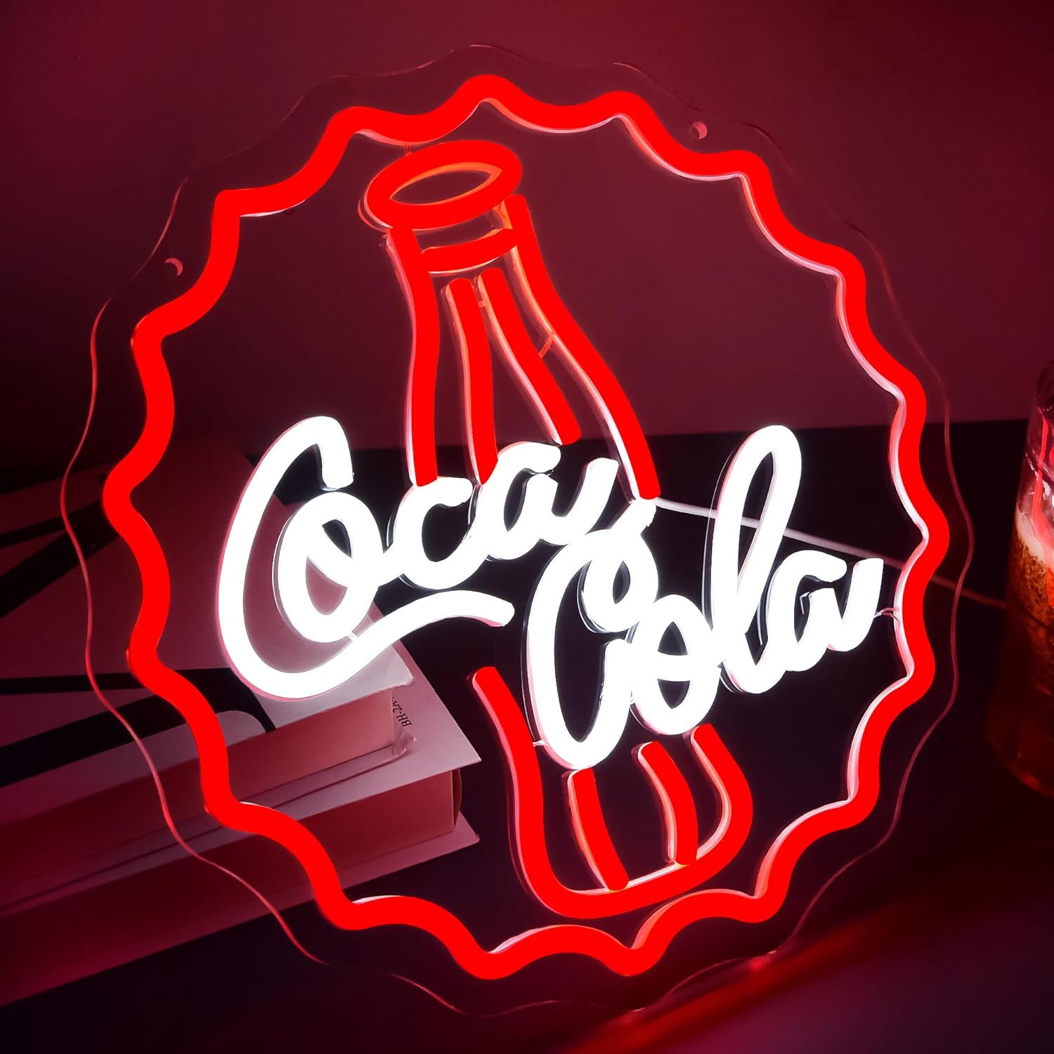 Insegna Luminosa al Neon Cola, - Neon Sign Party recensione e prezzo