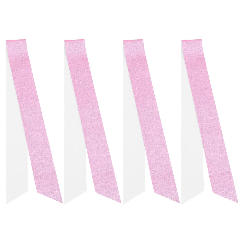 4 Pezzi di Fascia Glitterata V - Birthday Sash Glitter recensione e prezzo