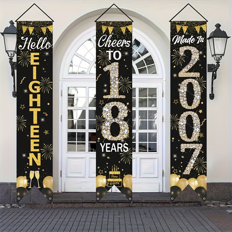 Set di 3 striscioni 2D per il  - Party Banner Gold recensione e prezzo