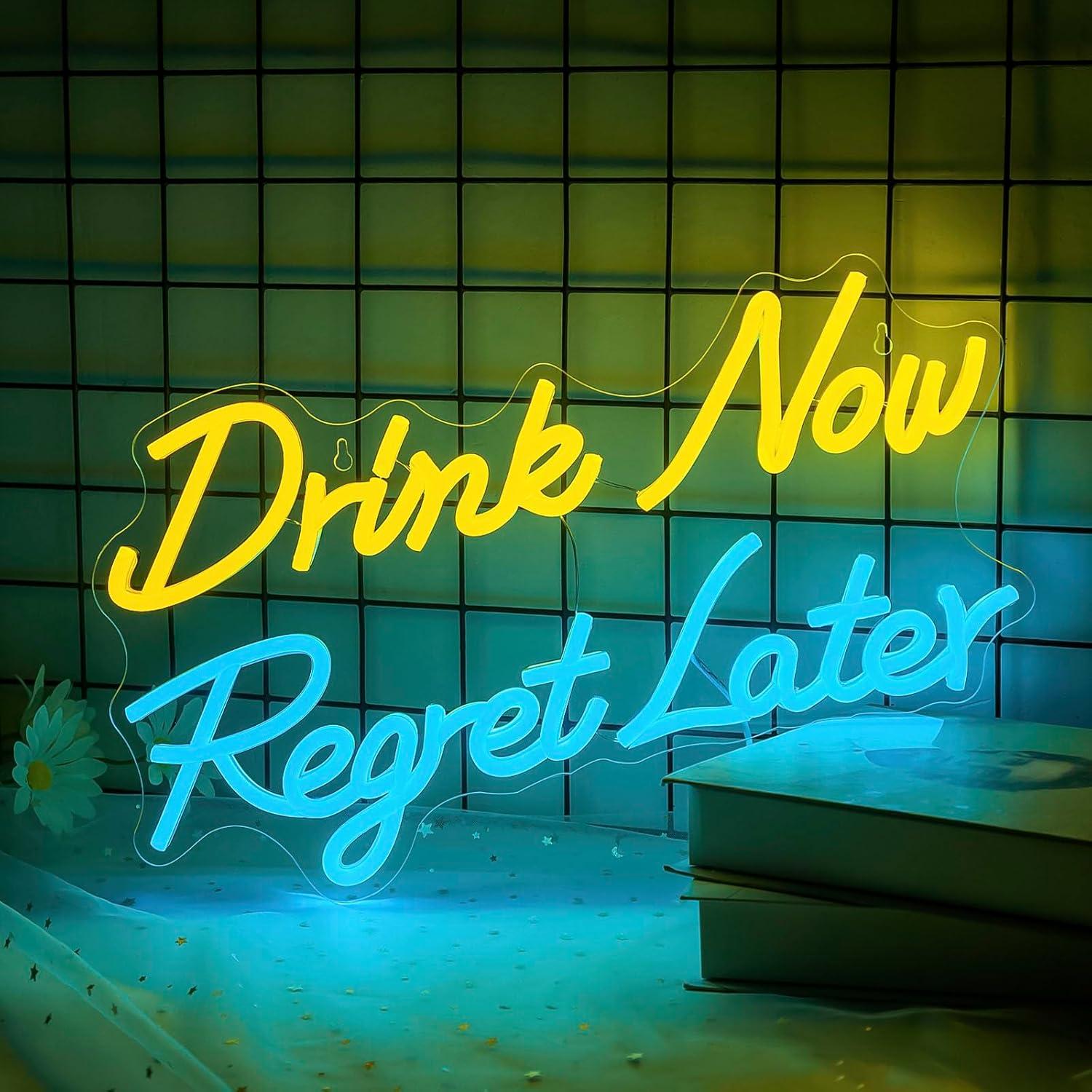 Insegna al Neon 'Bevi Ora, Pia - Neon Sign Party recensione e prezzo