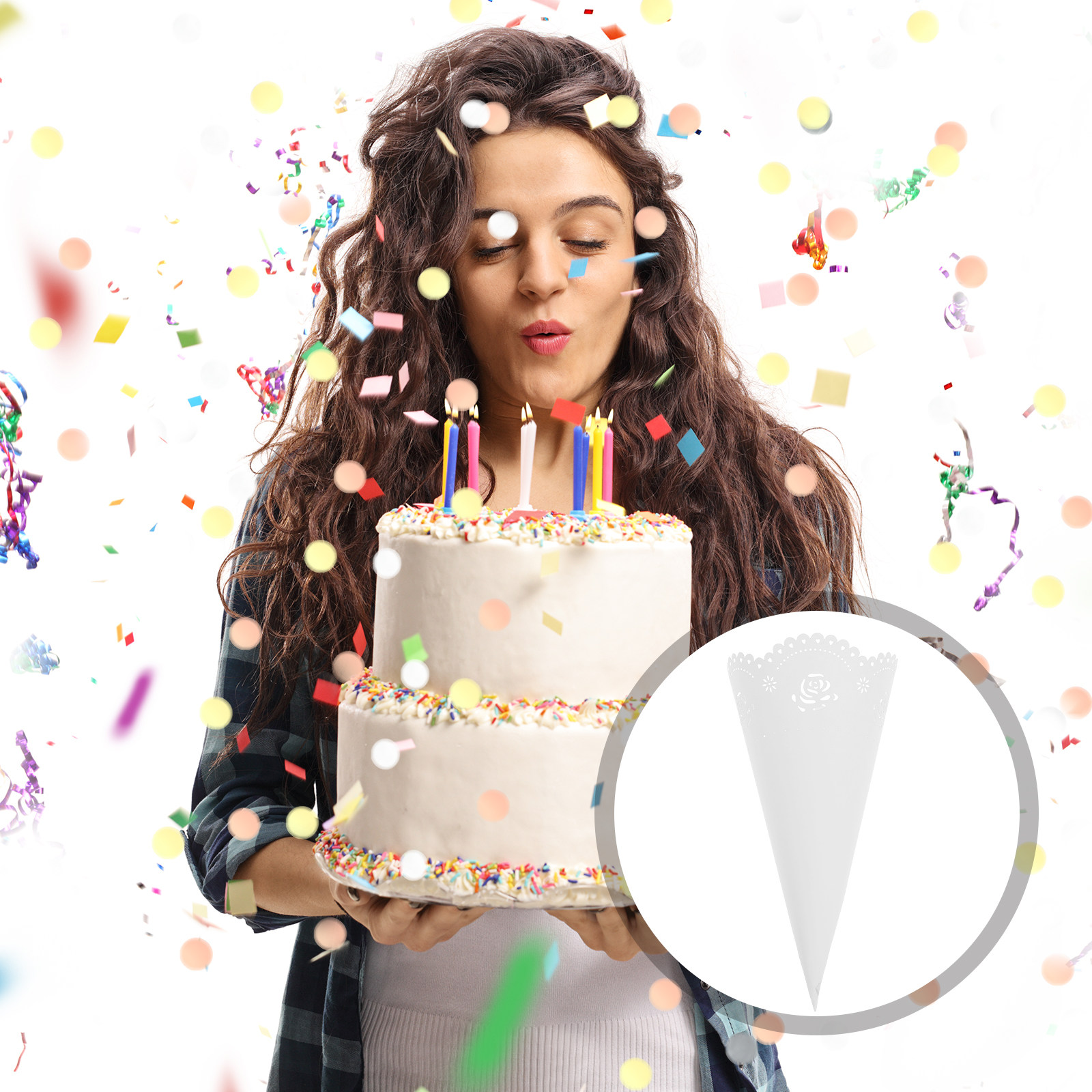 20 Pezzi di Portaconfetti Cavi - Papercraft Supply Confetti recensione e prezzo