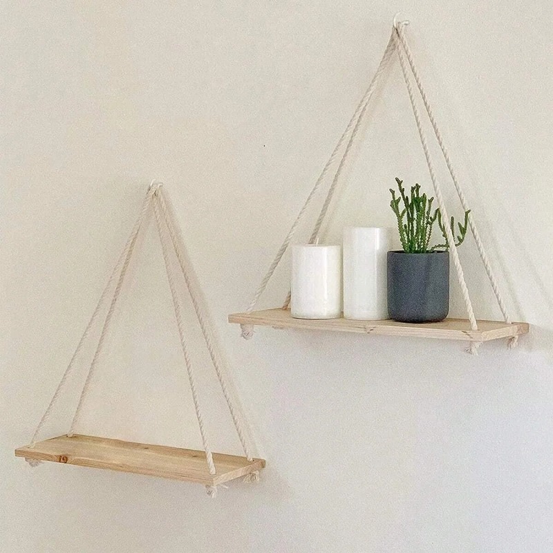 1PC Altalena in legno appesa c - Flower Wall Panel recensione e prezzo