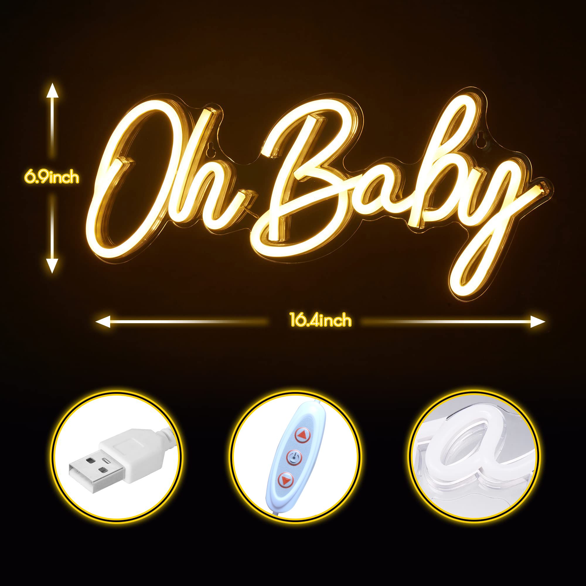 Insegna Luminosa LED Neon 'Oh  - Neon Sign Party recensione e prezzo