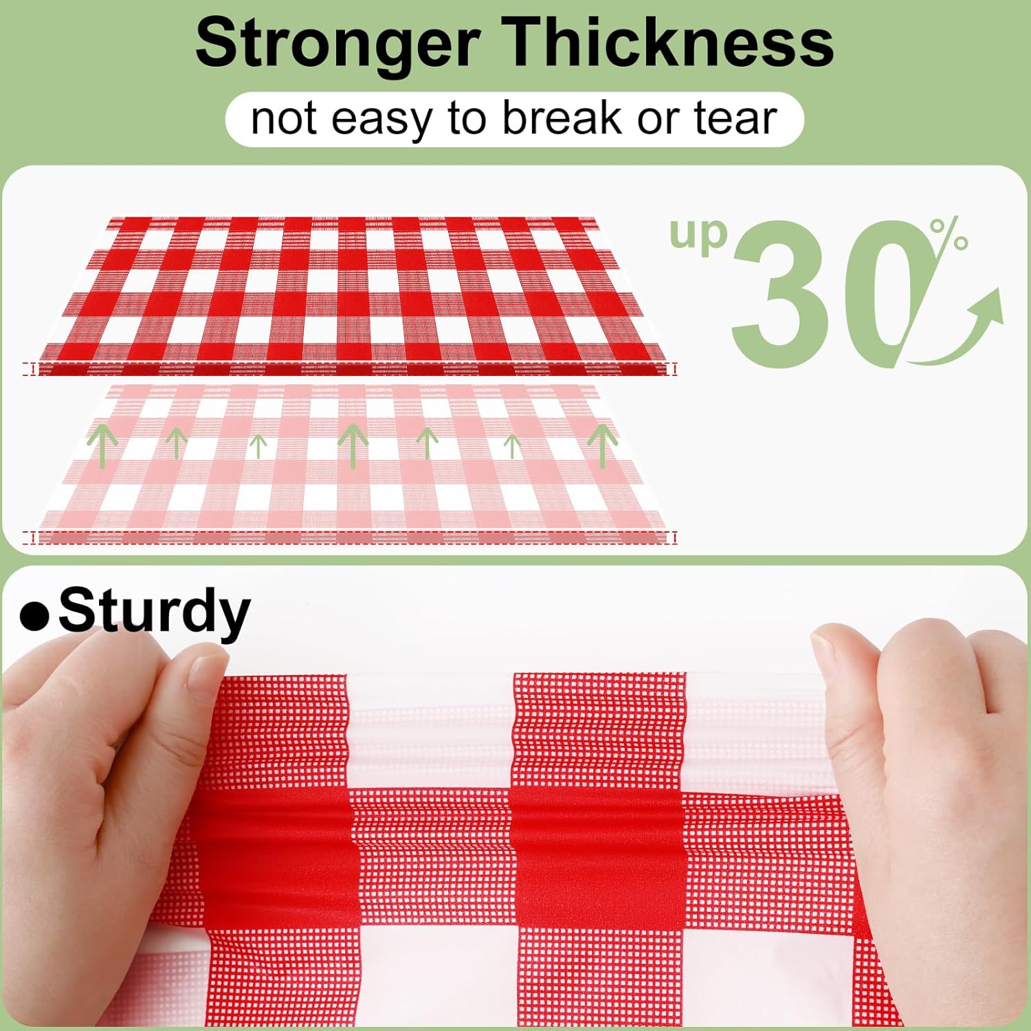 Tovaglia Rettangolare a Quadri - Table Cloth Disposable recensione e prezzo