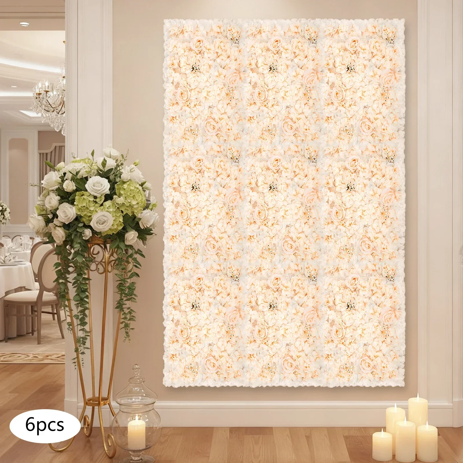 Set di 6 Pannelli di Fiori Art - Flower Wall Panel recensione e prezzo
