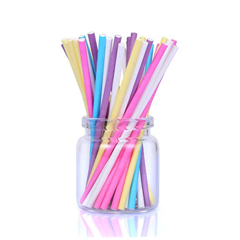 100 Pz/lotto Bastoni di Lecca- - Paper Straw Color recensione e prezzo