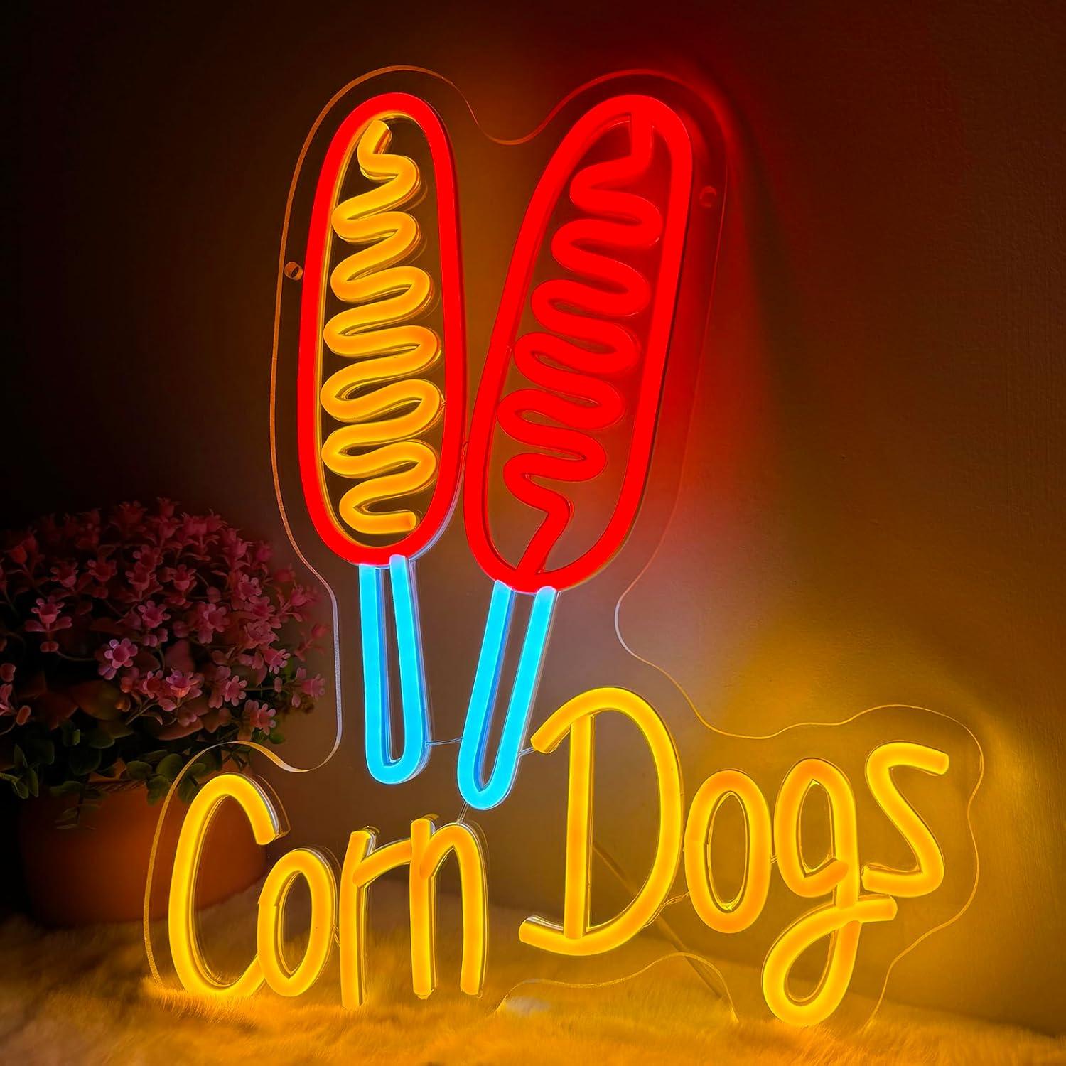 Insegna al Neon Corn Dog, Luci - Neon Sign Party recensione e prezzo