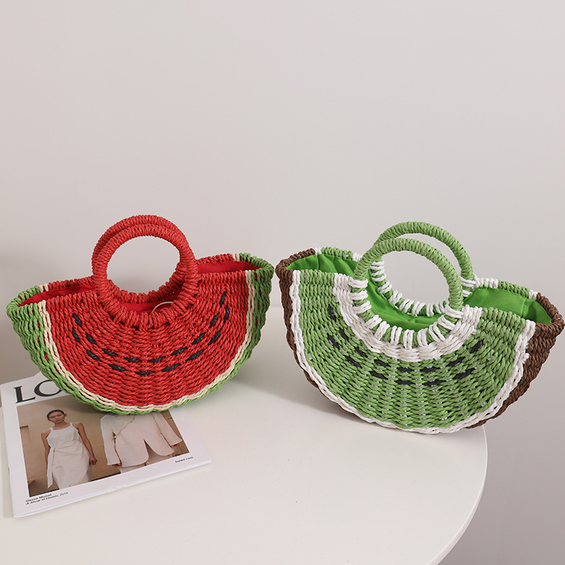 Simpatica borsa di paglia di a - Paper Straw Color recensione e prezzo