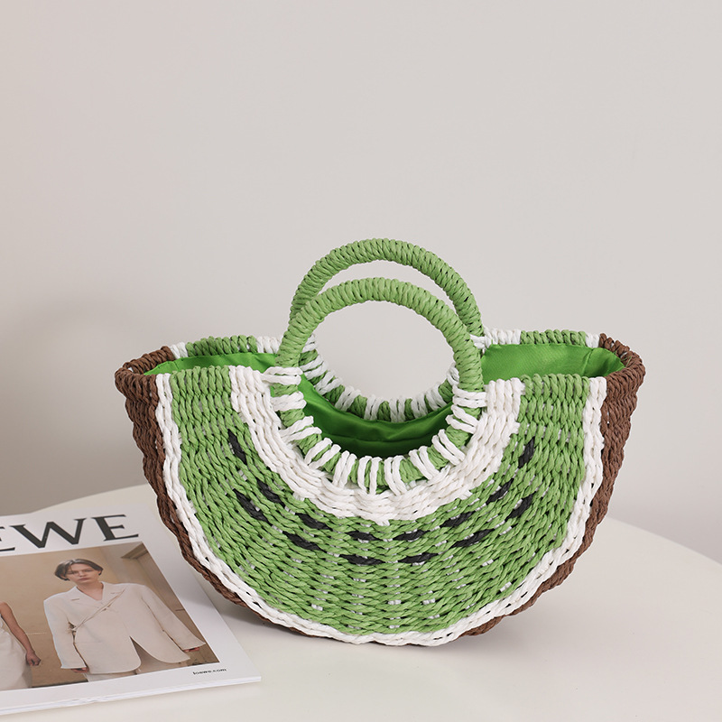 Simpatica borsa di paglia di a - Paper Straw Color recensione e prezzo